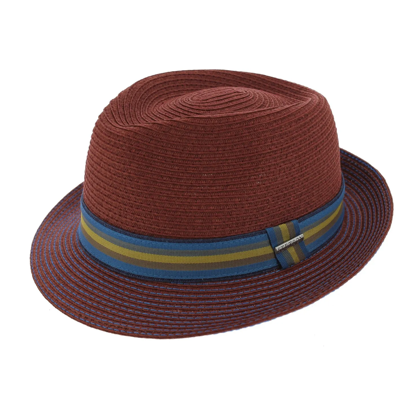 Chapeau Trilby Munster Toyo Rouge - Stetson - achat chapeau de paille Reference : 3483 | Chapellerie Traclet
