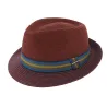 Chapeau Trilby Munster Toyo Rouge - Stetson - achat chapeau de paille Reference : 3483 | Chapellerie Traclet