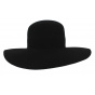 Marc Veyrat" Style Hat Black Wool Felt - Traclet