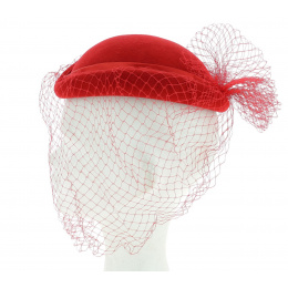 Ceremonial red felt hat