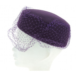 Purple Felt Ceremony Hat