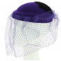 Purple Amandine Shape Hat Made in France