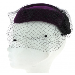 E.VERLE PARIS Prune hat for chic outings
