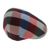 Scottman Flat Cap Linen & Cotton Checkered - Traclet Reference: 7897 | Traclet Hat Shop