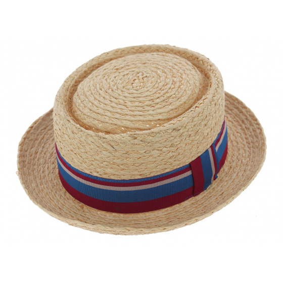 Canotier - Chapeau PorkPie Sumac Paille Naturel - Traclet