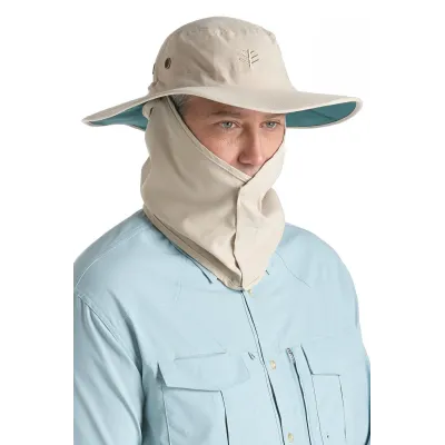 Chapeau cache nuque - cache visage coolibar Reference : 3775 | Chapellerie Traclet