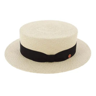 Gondolo Boater Natural Panama - Mayser Reference: 7906 | Traclet Hat Shop