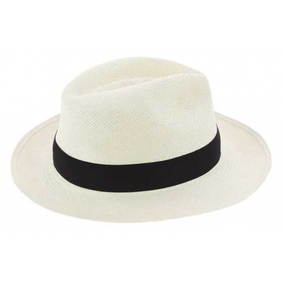 Chapeau Traveller Gamblino Panama Blanc Crème - Traclet