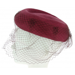Burgundy Parasisal Tambourine Hat