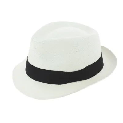 Corsica Bleached Panama Trilby Hat - Traclet Reference: 7941 | Traclet Hat Shop