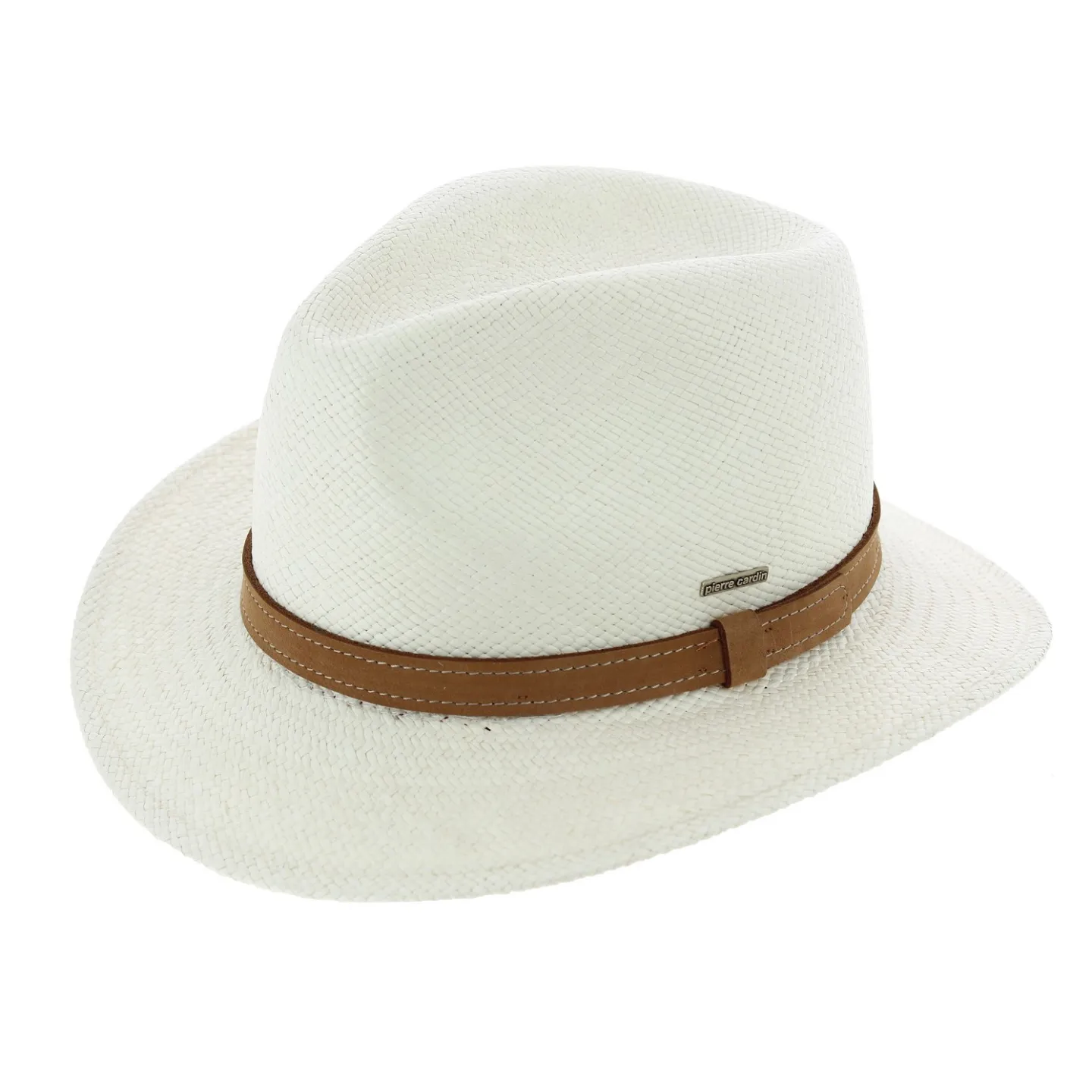 Chapeau Traveller Frederic Panama Blanc - Pierre Cardin Reference : 7945 | Chapellerie Traclet