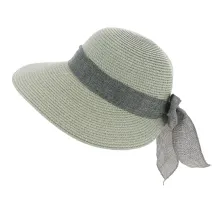 Chapeau De Soleil Cara Paille Papier gris- Traclet Reference : 7946 | Chapellerie Traclet