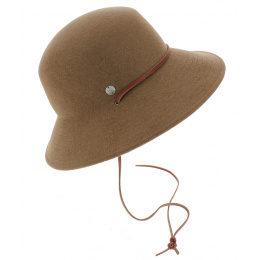 The Meadow Hat Tawny Wool Felt - Coal