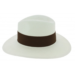 Chapeau Traveller Bayano Panama Blanc - Fléchet