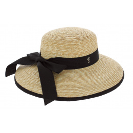 Hepburn Natural Straw Hair Cap Hat - Fléchet