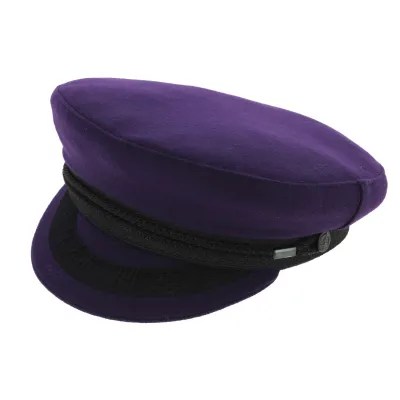 Camaret Wool Sailor Cap Eggplant - Mtm Reference: 7965 | Chapellerie Traclet