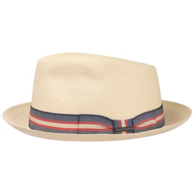 PorkPie / Trilby Solvay Natural Panama Hat - Stetson Reference: 6681 | Traclet Hat Shop