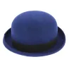 Chapeau Melon Steed Feutre Laine Bleu - Guerra Reference : 6705 | Chapellerie Traclet