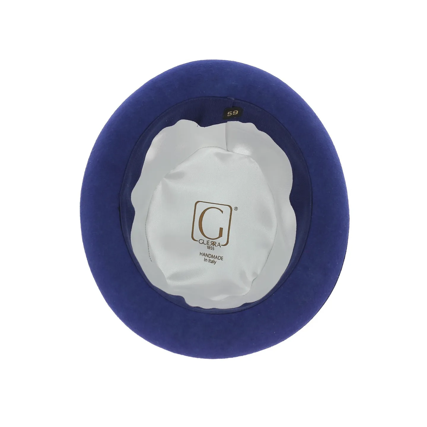 Chapeau Melon Steed Feutre Laine Bleu - Guerra Reference : 6705 | Chapellerie Traclet