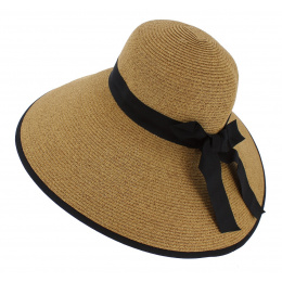 Caicos Straw Floppy Hat Natural Paper - Traclet