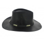 Western Hat With Chin Strap - Leather Pampa Safari