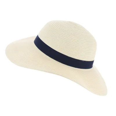 Natural Paper Straw Rhodes Wide Brim Hat - Traclet Reference: 7977 | Traclet Millinery