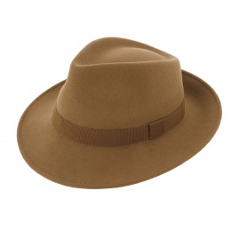 Llama Wool Felt Fedora Hat - Traclet