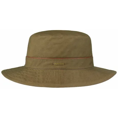 Waxed Cotton Bucket Hat - Stetson Reference: 4144 | Traclet Hat Shop