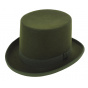 Chapeau Haut De Forme Wool - Bottle Green