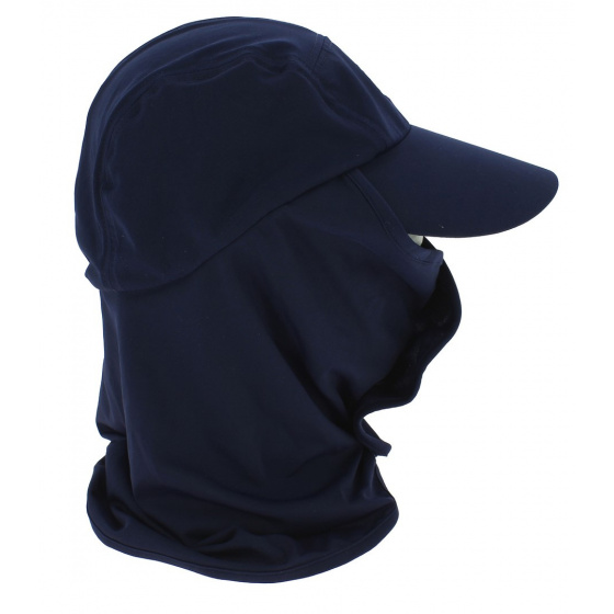 Casquette Baseball Acatama Cache-Nuque & Visage Bleu - Coolibar