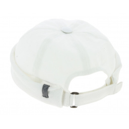 White Cotton Docker Cooper Beanie - Mtm
