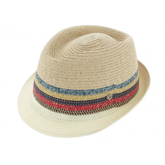 Chapeau Trilby Lagoon Paille Papier Naturel - Traclet Chapeau Trilby Lagoon Paille Papier Naturel - Traclet