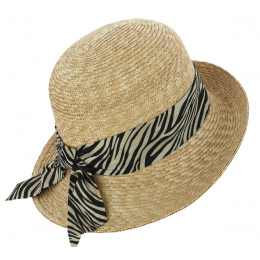 Impala Bell Hat Natural Straw Straw - Fléchet