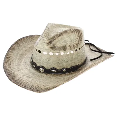 Buffalo Riding Cowboy Hat Natural Straw - Traclet Reference: 7761 | Traclet Hat Shop