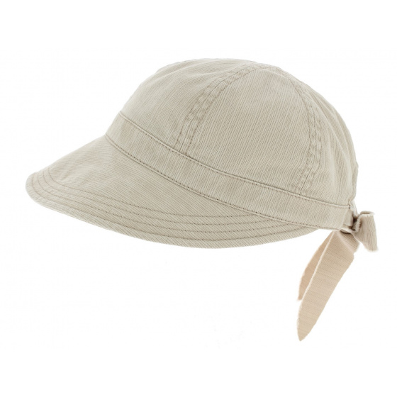 Angelina Anti-UV Cotton Cap Beige - Mayser