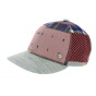 Casquette Baseball San Marin Patchwork Lin - Traclet