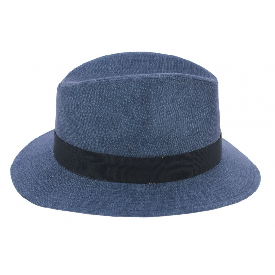 Faded Linen Jean Traveller Hat - Fléchet Faded Linen Jean Traveller Hat - Fléchet