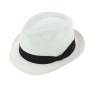 Trilby Navagio White Paper Straw Hat - Flechet