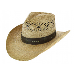 Stagecoach Cowboy Hat Natural Straw - Traclet