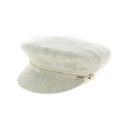 Summer sailor cap in linen - Traclet