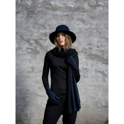 Shapeable Golden Fleece Hat Black Wool Felt - Traclet Reference: 8062 | Traclet Hat Shop