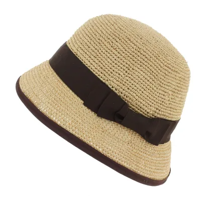 Chapeau Cloche AYLA Panama Naturel - Crambes Reference : 8070 | Chapellerie Traclet
