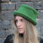 Black Wool Felt Tramp Hat