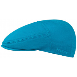 Stetson Paradise Flat Cap Royal Blue Cotton