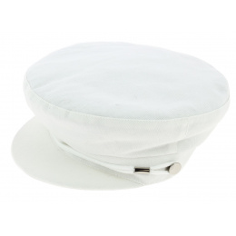 Summer Sailor Cap Camaret White Cotton - Mtm