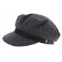 Kurt Wool Sailor Cap Anthracite - Brixton