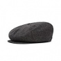 Black Ollie Flat Cap - Brixton