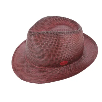 Chapeau Fedora Lisca Rouge Papier - Tesi Reference : 8140 | Chapellerie Traclet