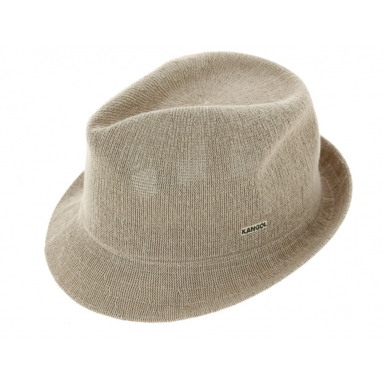 Kangol Beige Arnold Bamboo Trilby Hat