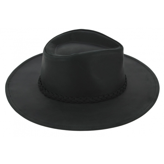 Black Leather Annville Hat - Stetson
